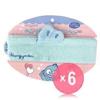 ASUNAROSYA - Sanrio Hangyodon Face Wash Headband (x6) (Bulk Box)