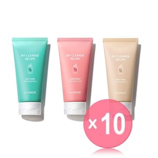 The Saem - My Cleanse Recipe Cleansing Foam - 3 Types (x10) (Bulk Box)