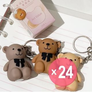 Art Value - Bear Keychain Moisturizing Concealer - 3 Colors (x24) (Bulk Box)