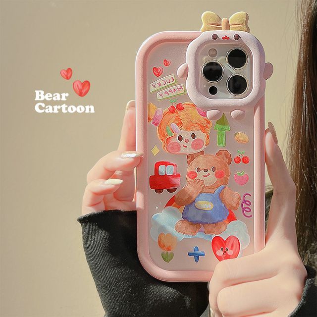 kloudkase - Bear Phone Case - iPhone 14 Pro Max / 14 Pro / 14 / 14