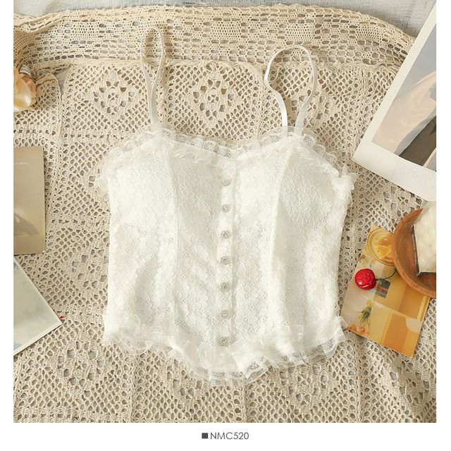 Lemongrass - Lace Bustier Top