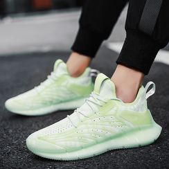 Auxen - Lace Up Mesh Sneakers Auxen - Lace Up Mesh Sneakers