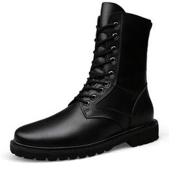 WeWolf - Lace-Up Mid-Calf Boots WeWolf - Lace-Up Mid-Calf Boots