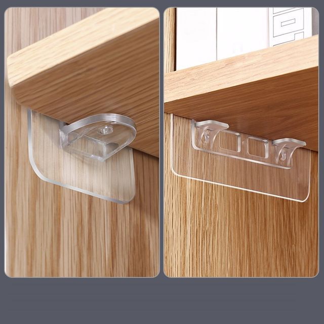 Cutie Pie - Plastic Adhesive Shelf Bracket / Set (various designs)