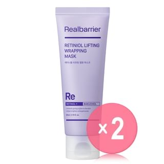 Realbarrier - Retiniol Lifting Wrapping Mask 2pcs Bundle Set