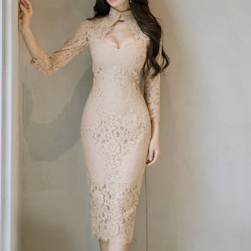 Club factory hot sale lace dress