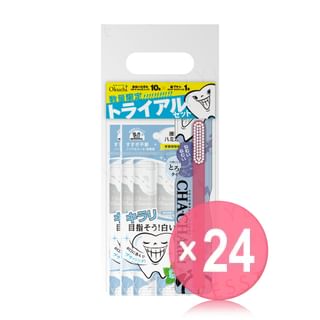 Okuchi - Whitening Liquid Toothpaste & CHA-CHAtto Toothbrush Set (x24) (Bulk Box)
