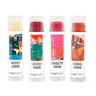 PUREFORET - Natural Lip Balm Anne Art Collaboration - 4 Colors