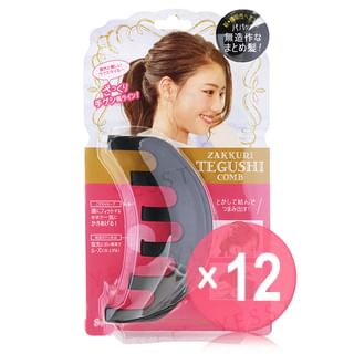 Beauty World - Style me Zakkuri Tegushi Comb (x12) (Bulk Box)