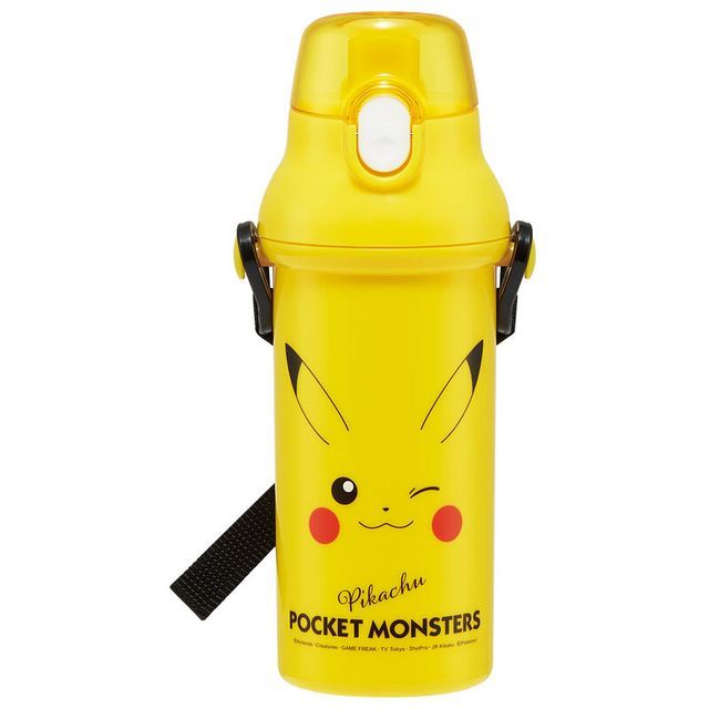 Skater - Pokemon Water Bottle 480ml (Pikachu Face)