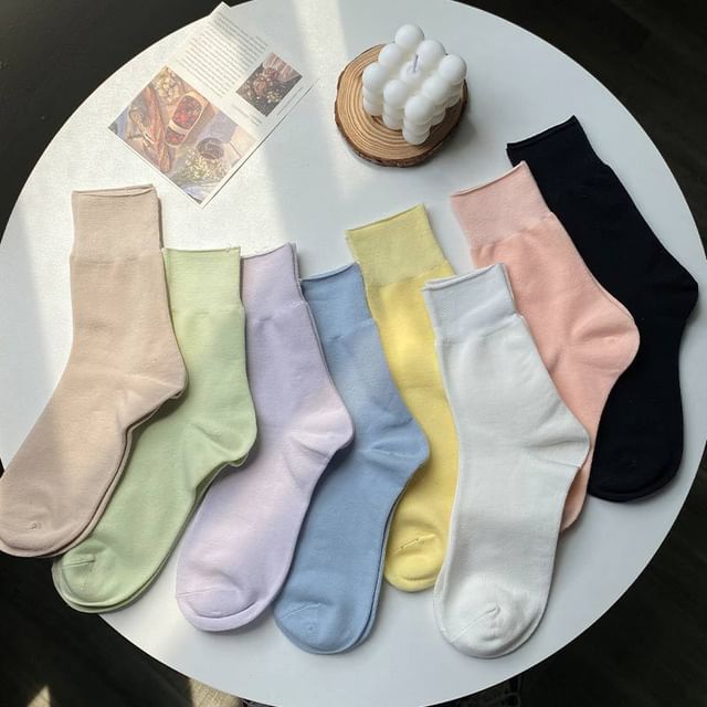 Gentiana-Plain Socks