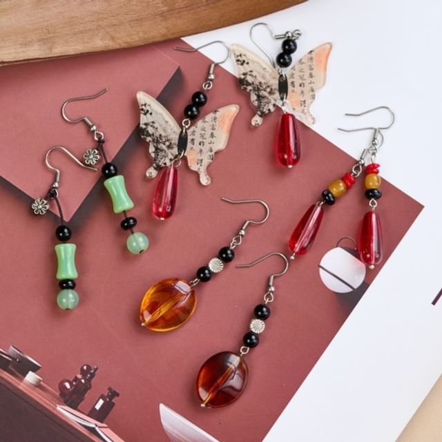 Seirios-Ceramic Bead Dangle Earring Various Designs