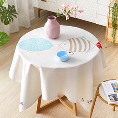 iMpressee - Print Round Tablecloth iMpressee - Print Round Tablecloth