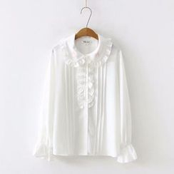 HANIA - 荷葉邊襯衫 HANIA - 荷葉邊襯衫