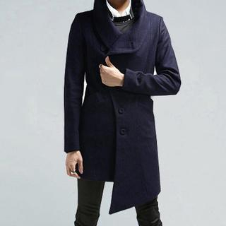wrap collar jacket