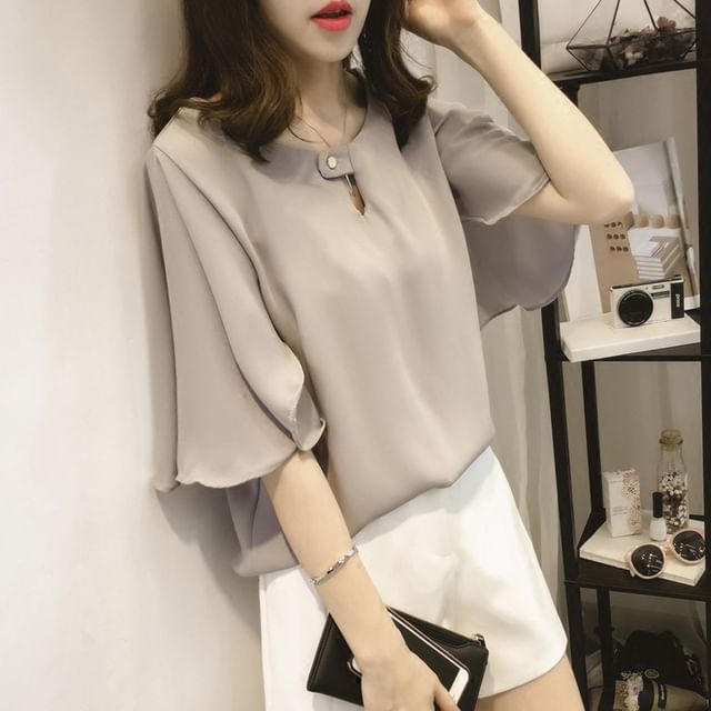 Cossita-Bluse mit Ellenbogenärmeln