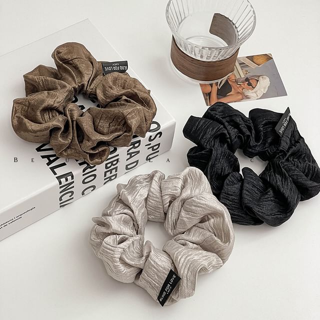 LIDO-Plain Hair Scrunchie