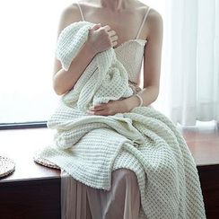 Sharemily - Plain Knit Blanket
