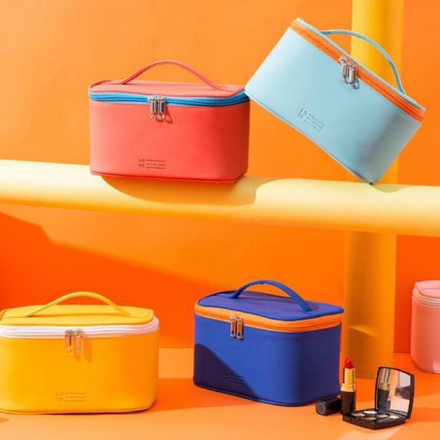 Evorest Bags - Color Panel Makeup Bag | YesStyle