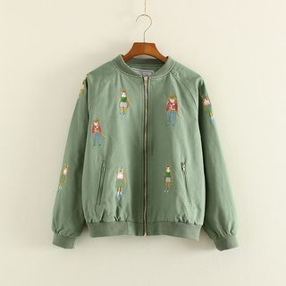 cat bomber jacket