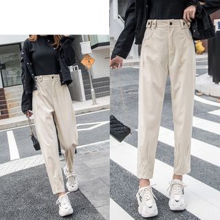 cropped corduroy pants