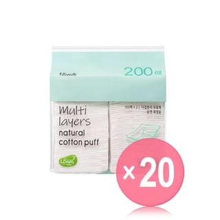 fillimilli - Multi Layers Natural Cotton Puff Jumbo (x20) (Bulk Box)