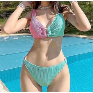 Maisee-Two-Tone Bikini Set
