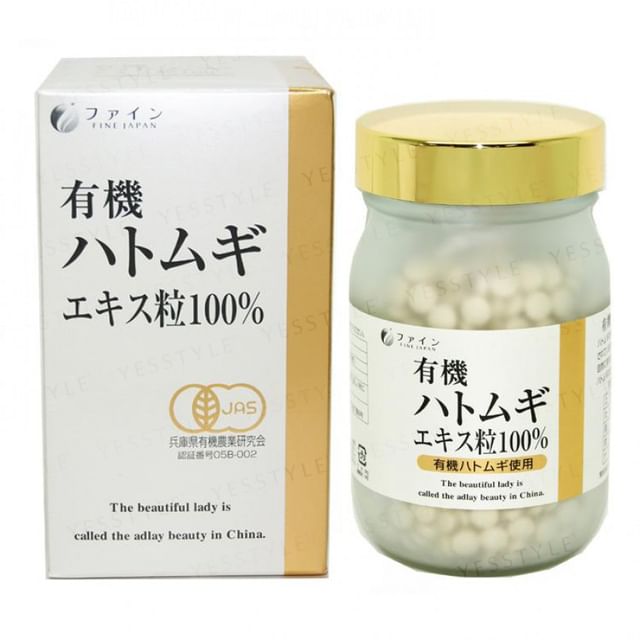 FINE JAPAN-Organic Coix Seed Extract Tablets