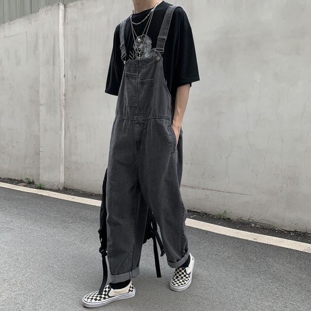 Ztreetus Denim Jumper Pants YesStyle