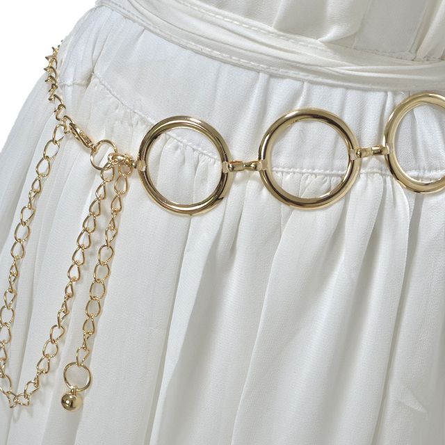 Beltalicious Hoop Metal Chain Belt YesStyle
