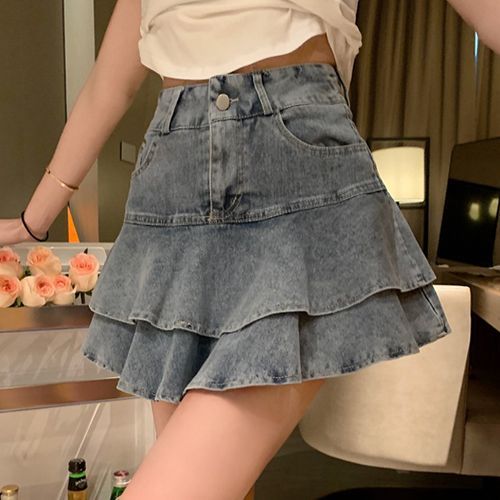 【COLOR iN ID】Juicy Skirt Layered Denim 22036081_dad7636a-7f28-4695-