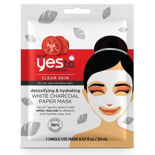 Yes To - Yes to Tomatoes: Detoxifying & Hydrating White Charcoal Paper Mask