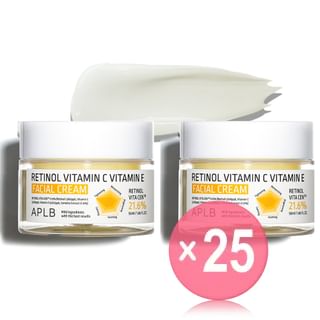 APLB - Retinol Vitamin C Vitamin E Facial Cream Set (x25) (Bulk Box)