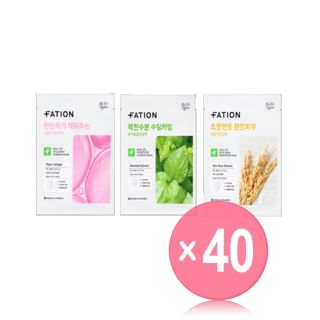 FATION - Real Fit Mask Set - 3 Types (x40) (Bulk Box)