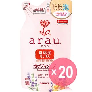 SARAYA - Arau Body Soap Foam Type Refill (x20) (Bulk Box)