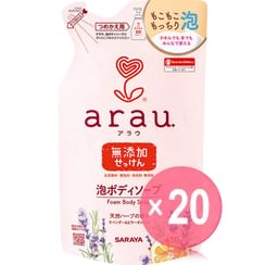 SARAYA - Arau Body Soap Foam Type Refill (x20) (Bulk Box)