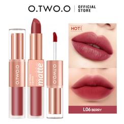 O.TWO.O - New 2 in 1 Lipstick and Lip Mud - 4 COLORS