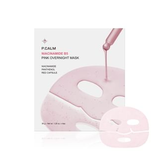 P.CALM - Niacinamide B5 Pink Overnight Mask Set