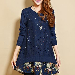 Fashion Street - 仿两件针织连衣裙 Fashion Street - 仿两件针织连衣裙