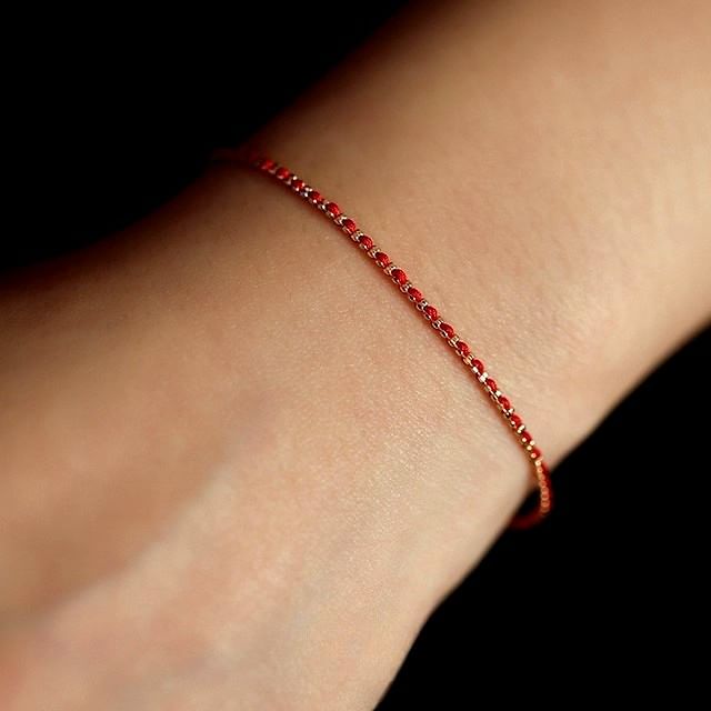Phoenoa-S925 Sterling Silver String Bracelet