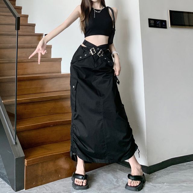 Cargo Skirt Silk Skirt Yesstyle Midi Skirt Yesstyle Maxi Skirt