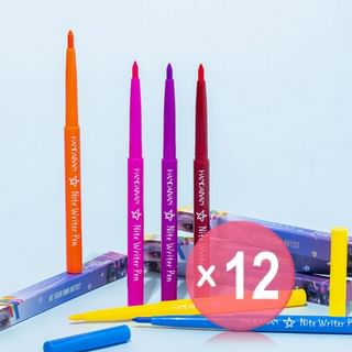 HANDAIYAN - Neon UV Gel Eyeliner - 9 Colors (x12) (Bulk Box)