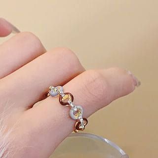 Kiren-Link Hoop Ring