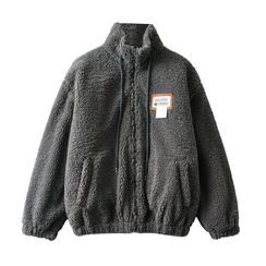 Pezzom - Long Sleeve Furry Jacket