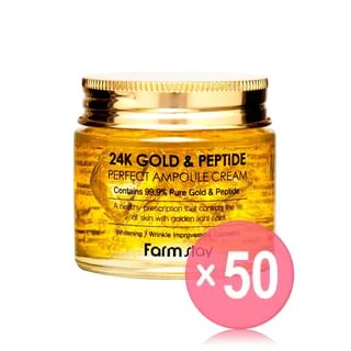Farm Stay - 24K Gold & Peptide Perfect Ampoule Cream (x50) (Bulk Box)