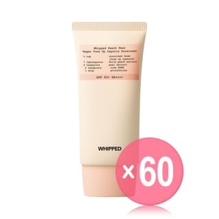 WHIPPED - Peach Pear Vegan Tone Up Capsule Sunscreen (x60) (Bulk Box)