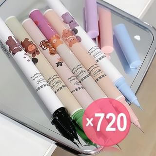 Cappuvini - Cute Colorful Liquid Eyeliner Pen - 4 Colors (x720) (Bulk Box)