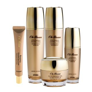 D Ran Oh Beau Set White Radiance Hydrating Toner 130ml Recovery Lotion 130ml Concentrated Recovery Serum 50ml Intensive Regenerating Cream 50g Recovery Essential Eye Cream 25g Yesstyle