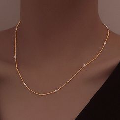 Coscado - Rhinestone Necklace