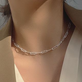 Parskletie-Sterling Silver Choker